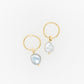 Pearl Sleepers Earrings Small Keshi