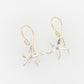 Starfish Earrings with Champagne Diamonds