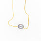 Pearl Slider Necklace Adjustable Chain 8.15mm