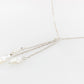 Pearl Keshi Akoya Tassel Necklace.