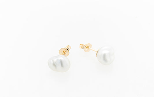 Keshi Stud Cygnet Bay Earrings