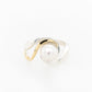 Pearl Swirl Two-Tone Ring