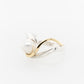 Pearl Swirl Two-Tone Ring