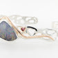 Coral Cuff with Opal and Pink Spinels