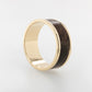 Wedding Ring Wood and Gold