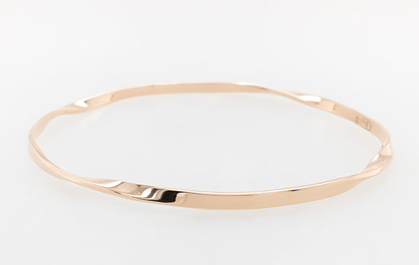 Organic Twist Bangle Rose