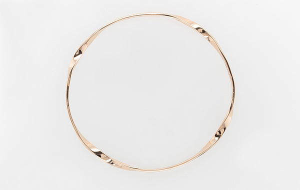 Organic Twist Bangle Rose