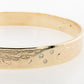 Embossed Diamond-Set Bangle