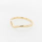 Gold Plain Curved Ring