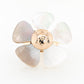 Floral Mother of Pearl Petal Ring