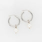 Pearl Akoya Hoop Earrings