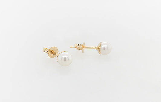 Pearl Japanese Mini Akoya Stud Earrings 