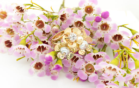 Geraldton Wax Bouquet Ring