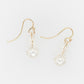 French Knitted Pearl Drop Earrings