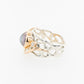 Pearl Coral Diamond Ring