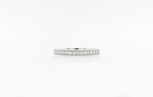 Wedding Ring Diamond Pave-Set