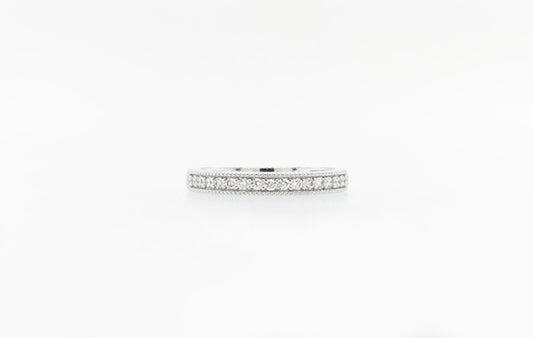 Wedding Ring Diamond Pave-Set