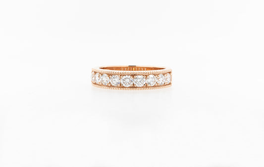 Wedding Ring Diamond Pave-Set