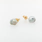 Pearl Keshi Stud Earrings