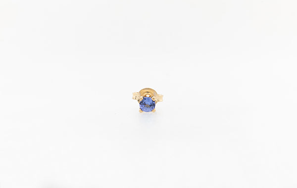 Tanzanite Stud Earring