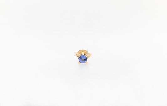 Tanzanite Stud Earring