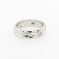 Wedding Ring Fancy Platinum & Blue Diamonds