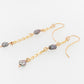 Keshi Drop Cable Earrings