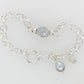 French Knitted Pearl and Turtle Thick Cable Bracelet