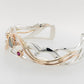 Opal, Ruby & Diamond Double Strand Cuff