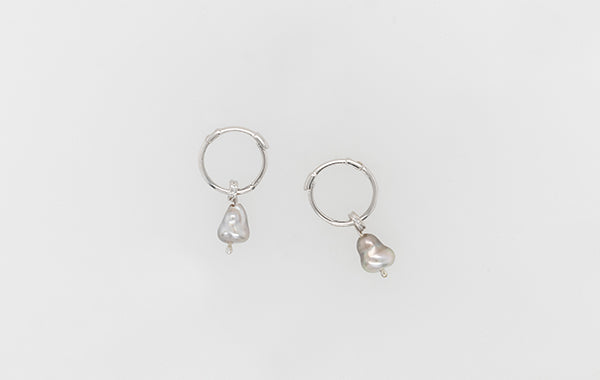 Pearl Keshi Sleeper Earrings