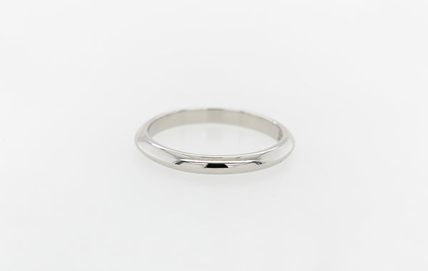 Wedding Ring Platinum High Dome