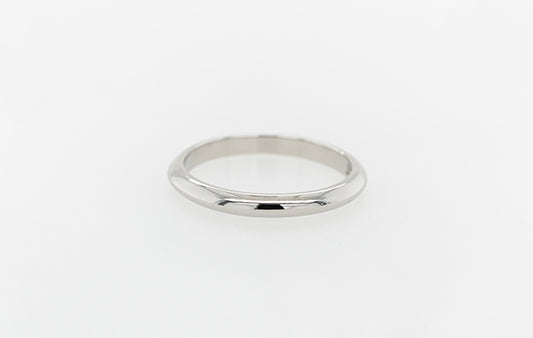 Wedding Ring Platinum High Dome