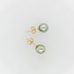 Pearl Green Stud Earrings