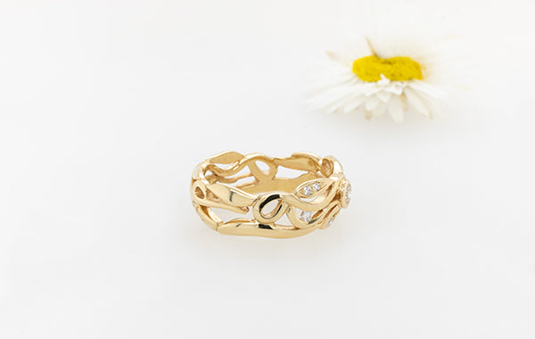 Vine Diamond Ring