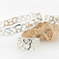 Coral Solid Short Ring Silver