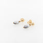 Keshi Pearl Ball Stud Earrings