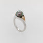 Pearl & 6PP Diamond Ring