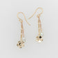 Geraldton Wax Keshi Drop Earrings