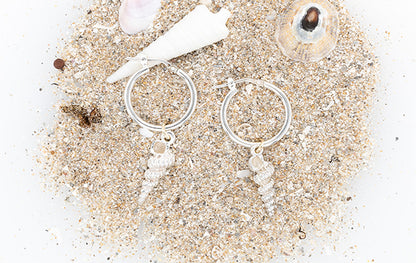 Shell Hoop Earrings