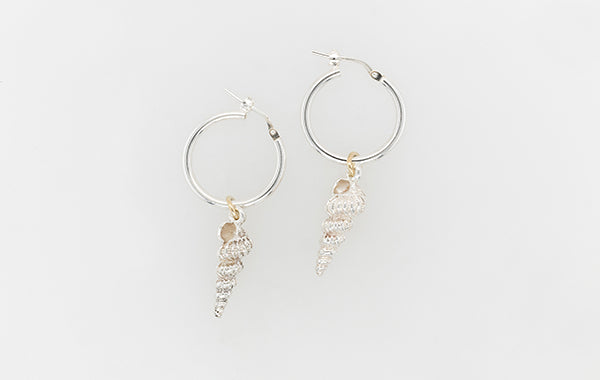 Shell Hoop Earrings