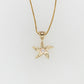 Starfish Small Diamond Pendant