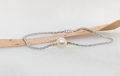 Pearl Wheat Akoya Bracelet Two Tone