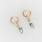 Pearl Keshi Double Link Hoops