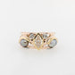 Marquise Diamond and Keshi Pearl Ring