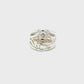 Diamonds 2 Toned Dress Ring