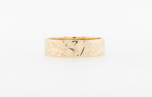 Embossed Wedding Ring