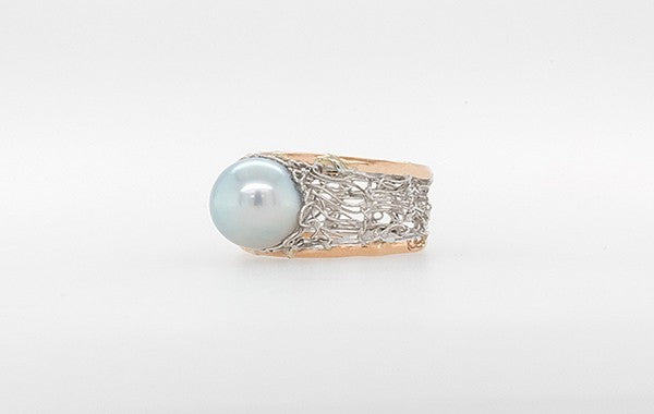 Pearl Knitted Ring 9WR