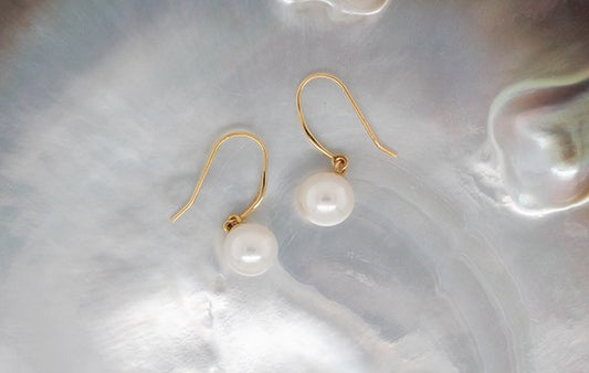 Akoya Abrolhos Pearl Drop Earrings 9Y