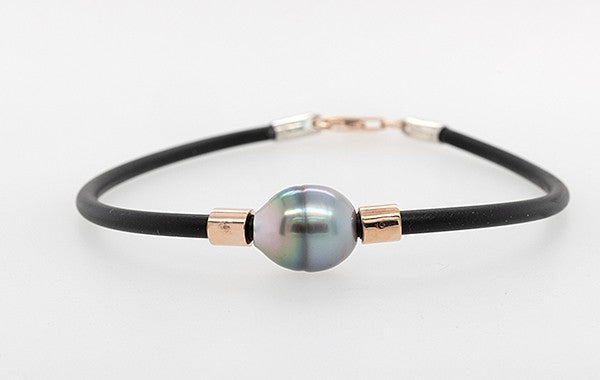 Pearl Neoprene Bracelet 2 Tone