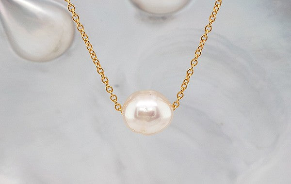 Pearl Slider Akoya 8.0-8.3mm Pearl Necklace